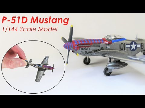 P-51D Mustang "Carolyn's Vergeltungswaffe" - 1/144 Scale