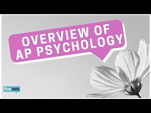 AP Psychology - Complete Course Overview in 10 Minutes