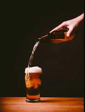 Pouring beer into a glass - Sound effects