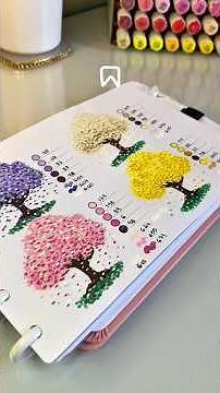 Tutorial for Yellow Ipê Tree 💛 ALL LINKS IN THE CHANNEL DESCRIPTION #coloringbook #bobbiegoods #c...