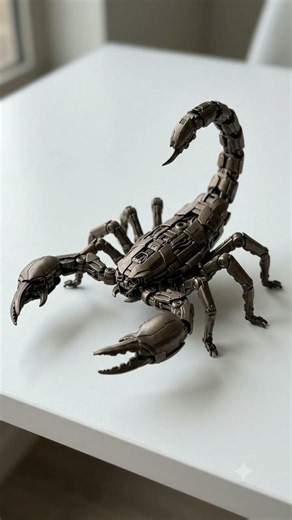 🔥 Tiny Metal Pod Turns Into a Deadly Scorpion! 😱🦂