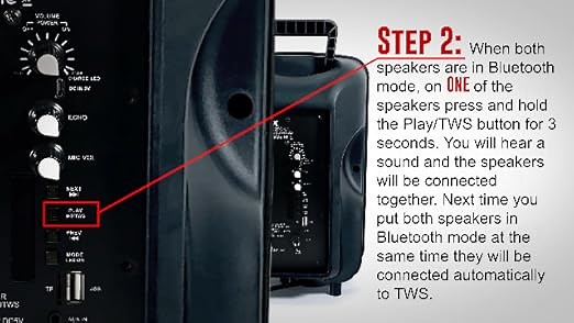How to connect speakers with True Wireless Stereo TWS