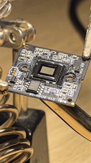 BGA Desoldering: Removing a CCTV Camera Sensor 👁️⚡