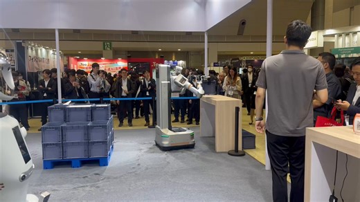 1番大きいブースがGalbot中国ヒューマノイド、セミヒューマノイドのメーカー製造業や工場のユースケースを展示まずは日本でのロボットの販売を進めていく模様