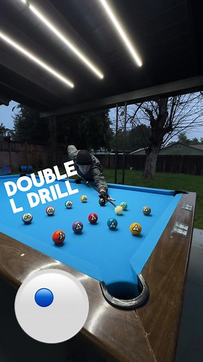 Pool Billiards Double L Drill Tutorial