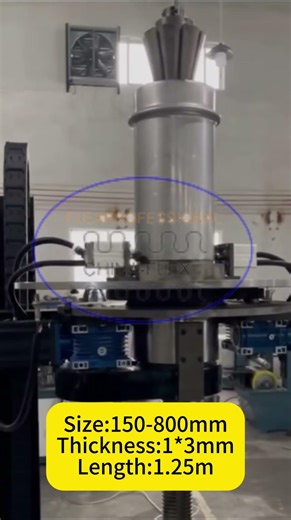 Mechanical Metal Bellow Expanding Machine #bellowmachine