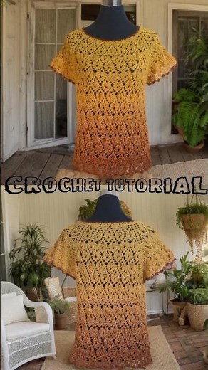 Crochet Ombré Lace Blouse ✨ Beautiful DIY Top