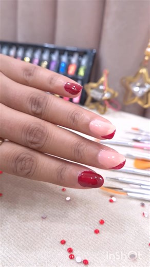 Simple, chic & glittery wedding special nails 💅✨️ Nail the look girlies!!💕 #shorts #trending