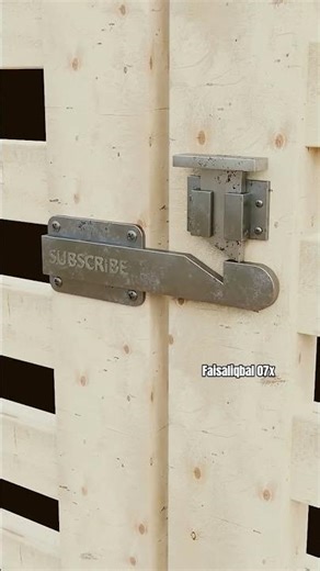 Automatic Sliding Gate Latch Design Idea #shorts