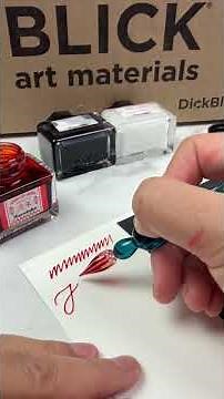 Testing the Herbin Glass Pen & Kuretake Ink Modifiers | Calligraphy & Lettering Experiment