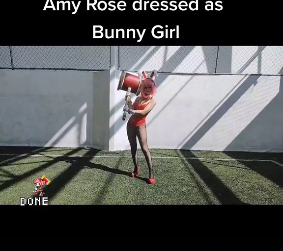Sonic Cosplay: Amy Rose in Bunnysuit