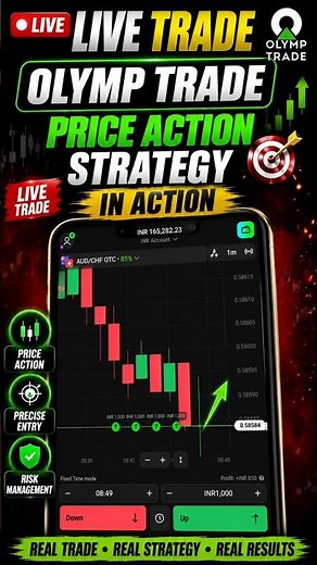 🔥 Olymp Trade Live Trade | Price Action Strategy in Action 🎯📈 #shorts