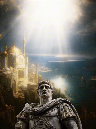 CONSTANTINE THE GREAT Constantine turned Rome and Constantinople into Christian marvels, building basilicas and monuments that echoed his power and faith for centuries. Like/Subscribe/Comment 👍👎#Midjourney #christisking👑