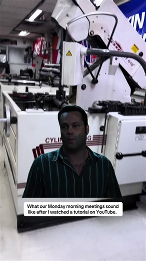 Monday Morning Meetings in a Machine Shop