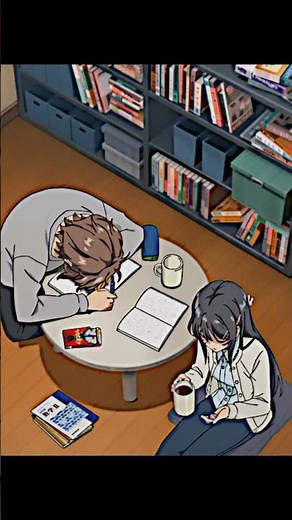 He wasn't sleeping, so he wouldn't forget her 😢 | Bunny Girl Senpai | #anime #animeedits #shorts