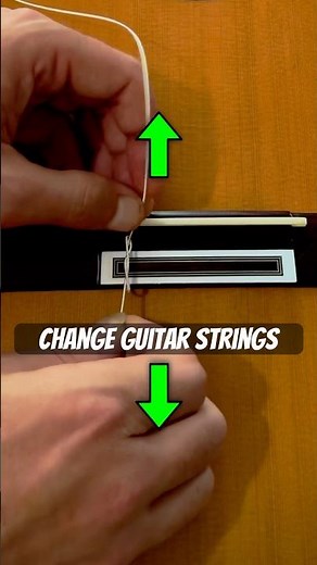 How to change classical guitar strings easily