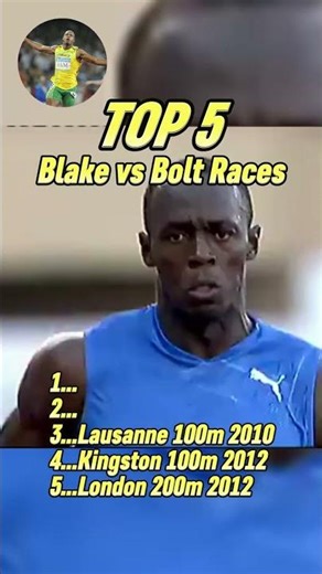 Top 5 Epic Yohan Blake vs. Usain Bolt Races Ever!