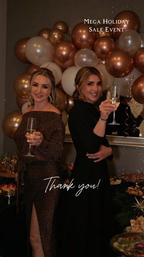 Eight years… and our hearts are still just as full as they were on day one. 💛 Thank you for celebrating with us at the Mega Holiday Sale Event - the love, support, and kind words we received from our clients and friends were truly overwhelming in the best way. We felt it all, and we appreciate every single one of you more than we can say. A huge thank you to @go_poland_food for the delicious snacks, @bezowyzawrot.glowy and @_olya_maksymliuk_ for the beautiful and amazingly good desserts, all of