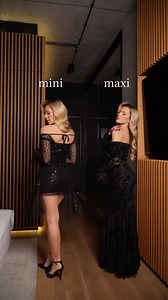 Mini czy maxi? Która wersja wygrywa dziś? 🖤✨ Sukienka Alethrolphi: 402818 Sukienka Adrakharei: 402813 | Renee