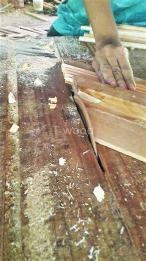 cut diagonally into angles #wood #woodworking #carpentry #woodcraft #diy #reels