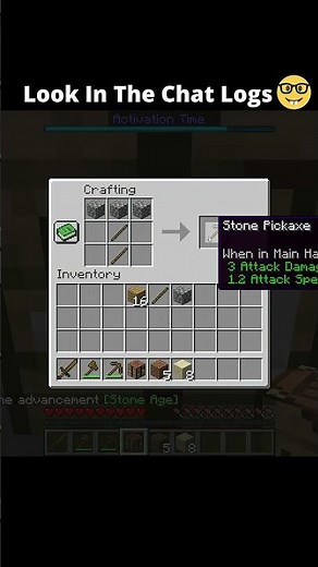 Look In The Minecraft Chat logs 💀
