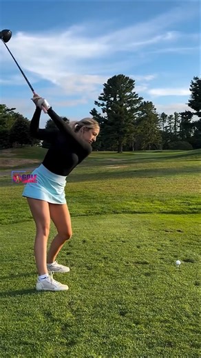 Amazing Golf Swing you need to see | Golf Girl awesome swing | Golf shorts | Alyson Morris