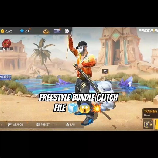 Brazilian 🇧🇷 freestyle bundle 🧊 glitch file 😱 OB52 update on free fire 100%working💥antiban free fire