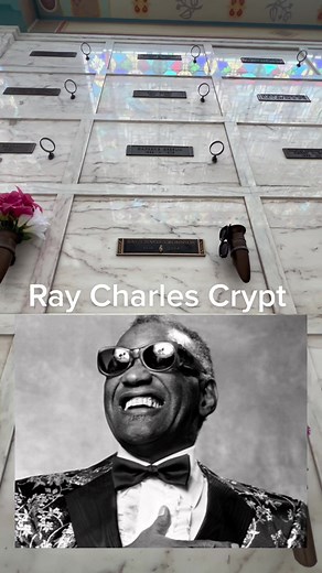 Ray Charles Grave at Inglewood Park Cemetery