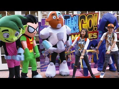 @dckids at Comic-Con! Teen Titans Go! To The Movies, Aquaman, Shazam! | @dckids