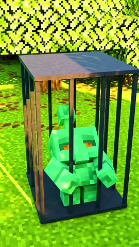 Minecraft homeless copper golem is looking for love vs witch satisfying 3D simulations