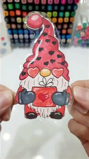 "Adorable Gnome with a Gift 🎁 | Cute Sticker Loop"#gift #cute #loop