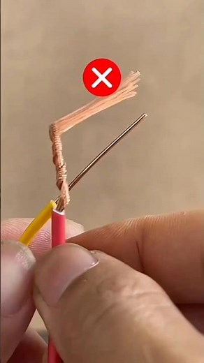DIY Carft: Connecting Stranded and Solid Wires #creativeideas #diycrafts #shorts
