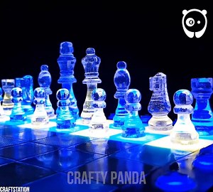 How to make a led chess set from epoxy resin Partner: CraftStation IG: https://www.instagram.com/dreadcraftstation/? YT: https://www.youtube.com/c/CraftStationWeapons/featured | Crafty School