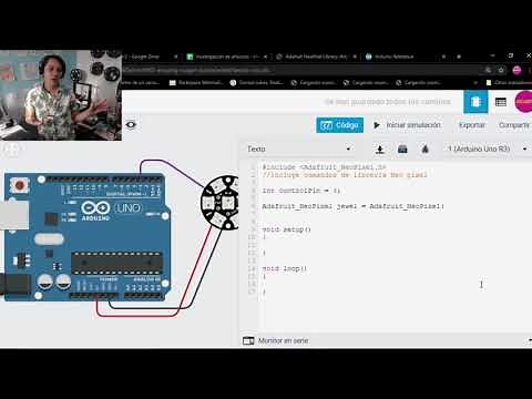 Curso de Arduino en TinkerCad - Estructura de control For y Neopixel