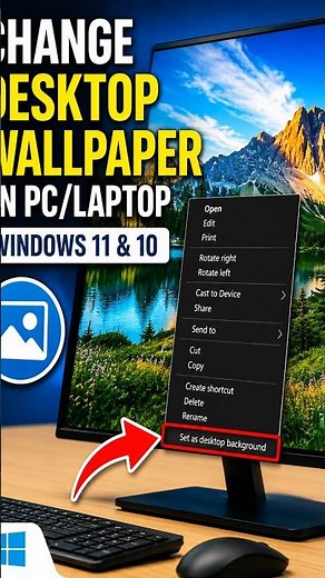 How to Change Desktop Wallpaper on Windows 11 & Windows 10 (PC & Laptop)