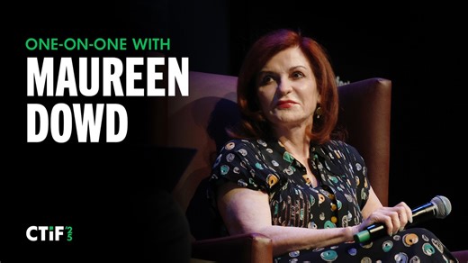 New York Times columnist Maureen Dowd, one of the country’s foremost commentators on presidential politics, speaks with fellow Pulitzer Prize winner David Maraniss at Cap Times Idea Fest in Madison about Donald Trump and her new book, "Notorious." | The Capital Times