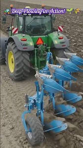 🚜 Deep Plowing with Reversible Moldboard Plough | Modern Farming Technology #farming #tractor