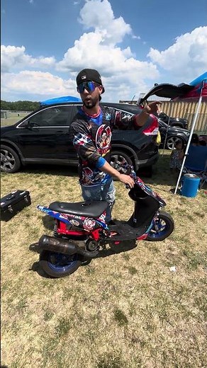 Yamaha Jog 50cc Racing preparándose para el Evento de June 28 2026 #maximorpm #motorcycle #scooter