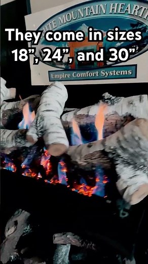 Birch Logs | Ventfree Gas Logs | White Mountain Hearth | #gaslogs #ventfree