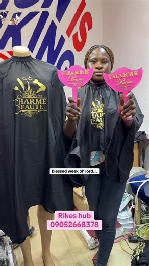 Branded Salon Cape and Lash Products for Professionals