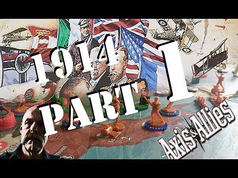 Axis and Allies 1914 Gameplay Part 1