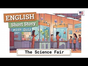 B1 English Short Story | The Science Fair | Listening Practice with Quiz