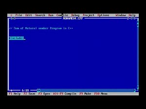 c++ program to calculate sum of natural numbers | sum of natural numbers in c++