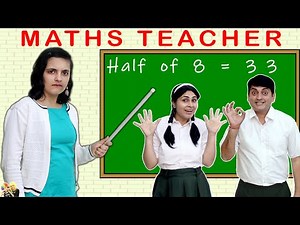 MATHS TEACHER | Comedy Types of students in Maths class | Aayu and Pihu Show