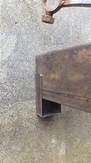 brilliant idea of ​​welder to install iron frame on concrete wall efficiently #ideas #welding