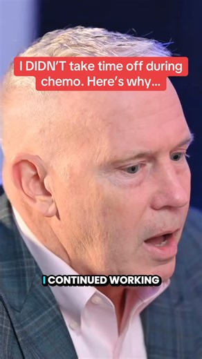 During my chemotherapy, I continued to work without taking time off. It was a welcome distraction from the reality of treatment. | Dr. Jeffrey Reynolds