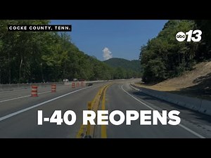 I-40 reopens after rockslide, flooding near TN-NC state line