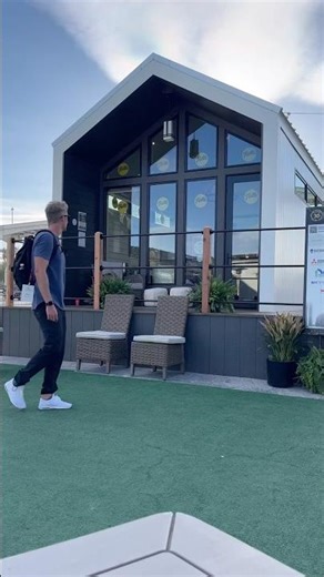 Touring a 540 square foot Prefab Cottage with an Outdoor Shower! #hometour