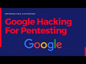 Google Dorks For Penetration Testing
