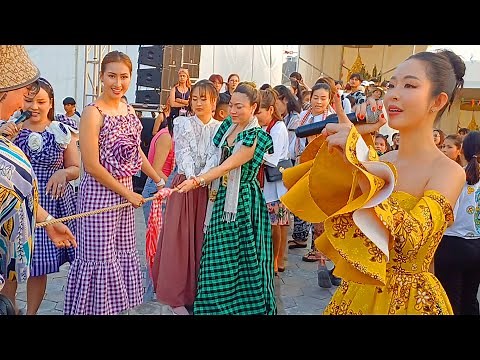 Cambodian New Year! Khmer Traditional Game, Chol Chhoung, Tug of War, Sangkran Chnam Thmey 2024